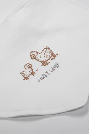 Bistyle Curly Lamb 10'lu Hastane Çıkışı 11106 Bej Mavi Ekru