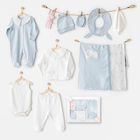 Cuddly Bunny Bear 10'lu Hastane Çıkışı Pink Blue