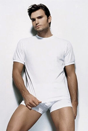 Çift Kaplan 940 Amerikan Yaka Erkek  Atlet