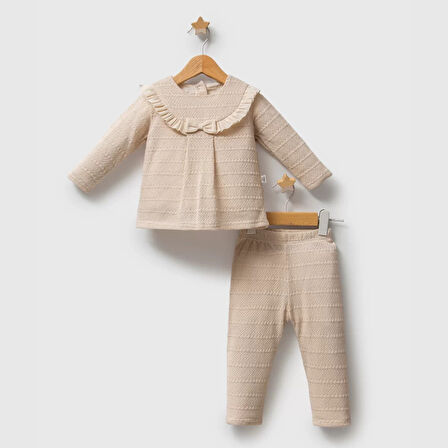 Tongs Baby Magic Forest 2'li Takım 5643 Krem