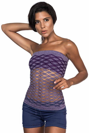 Mor Mı Emay 5034 Fantazi Büstiyer Atlet Korse