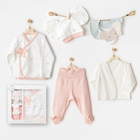 Love Family 5'li Hastane Çıkış Seti Ekru