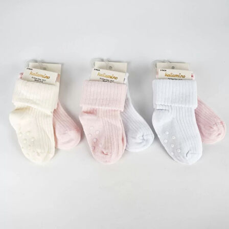 Ginny 2'li Abs'li Kız Bebek Soket Çorap  Asorti