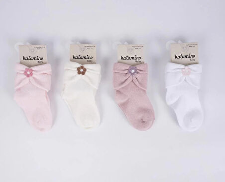 Marla Aks. Kız Bebek Soket Çorap K42258 Asorti