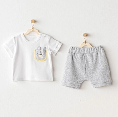 Little King 2'li Bebe Takım Grey