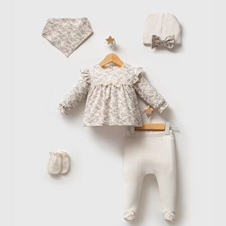 Tongs Baby Little Honey 5'li Hastane Çıkışı 5632 Ekru