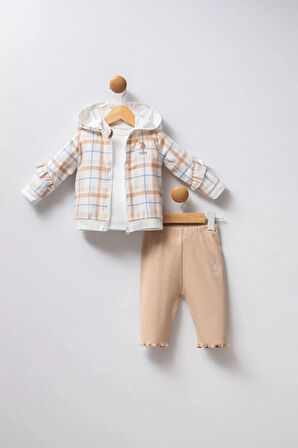 U.s Polo Bebek 3'lü Takım Usb2382 Beyaz