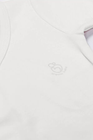 Bistyle Organik Natural Basic Style Kruvaze Uzun Kol Body Bs17102 Ekru