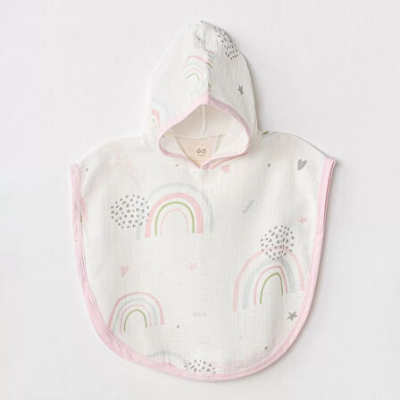Ac24666 Müslin Have A Nice Day Bebek Panço Pink White