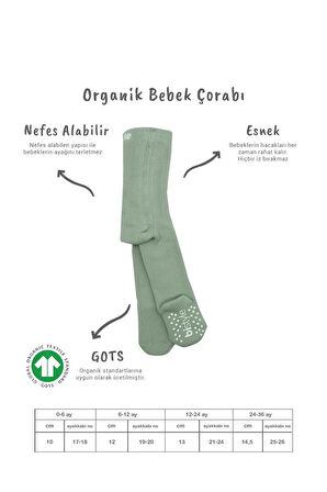 Tekli Kaymaz Mix Havlu Külotlu Çorap 50501 Nil