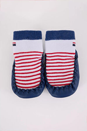 U.s. Polo Assn Çarık Çorap Usb2600 Beyaz-lacivert