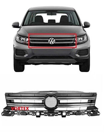 Volkswagen Tiguan 2012 Sonrası Uyumlu Ön Panjur