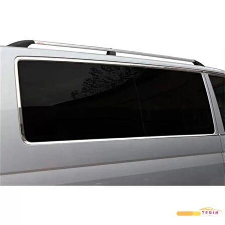 Volkswagen T6 Transporter Kısa Şasi 2010 Sonrası Cam Çerçevesi 14 Parça Paslanmaz Çelik