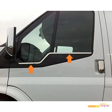 Transit Van 2003-2013 Alt Cam Çıtası İnce 2 Parça