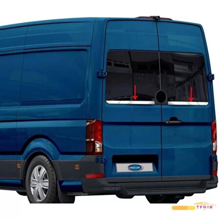 Volkswagen Crafter Van 2017 Sonrası Cam Çıtası 2 Parça Paslanmaz Çelik