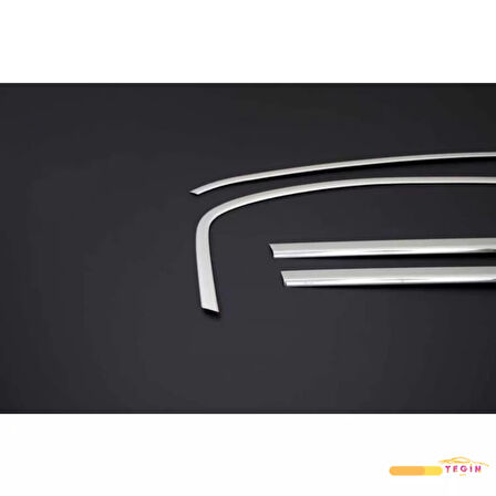Fiat Egea SD/HB 2015 Sonrası Cam Çerçevesi 8 Parça Paslanmaz Çelik