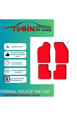 Alfa Romeo Guilietta 2014 Ve Sonrası Prime Siyah Halı Bej Kenar Halı Paspas