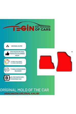 Citroen Berlingo Van 2008 Ve Sonrası Prime Siyah Halı Bej Kenar Halı Paspas