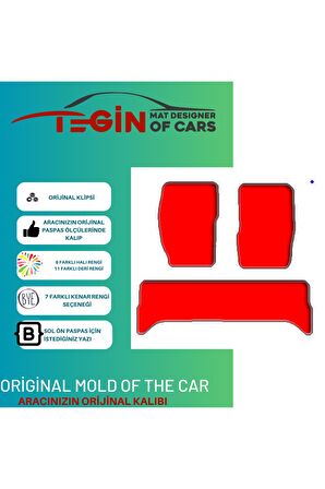 Land Rover Range Rover P38 1995-2002 Prime Siyah Halı Bej Kenar Halı Paspas