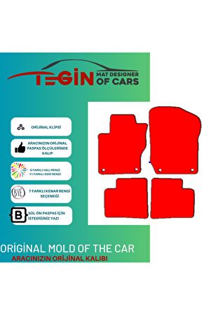 Mercedes M-ml Serisi W164 2005-2011 Prime Siyah Halı Bej Kenar Halı Paspas