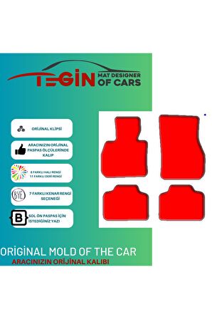 Mini Countryman F60 2017 Ve Sonrası Prime Siyah Halı Bej Kenar Halı Paspas