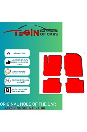 Mitsubishi Colt Czt 2005-2008 3kapı Prime Siyah Halı Bej Kenar Halı Paspas