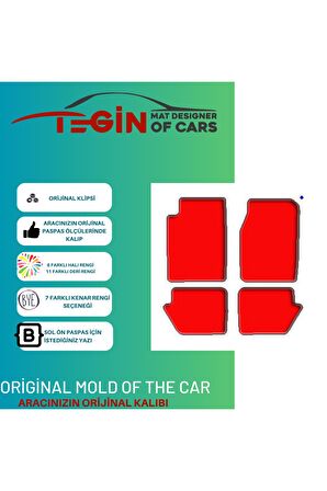 Chrysler Sebring 2001-2006 |cabrio Prime Siyah Halı Bej Kenar Halı Paspas