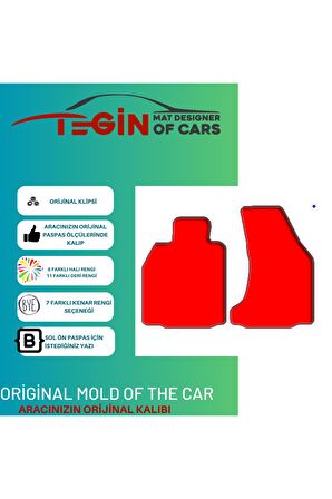 Porsche Boxster 987 2005-2012 With Bose  Siyah Halı Bej Kenar Halı Paspas