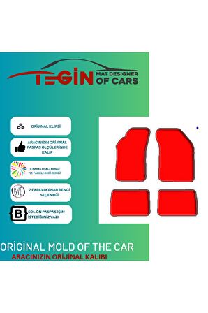 Chrysler Sebring 2001-2006 |sedan Prime Siyah Halı Bej Kenar Halı Paspas
