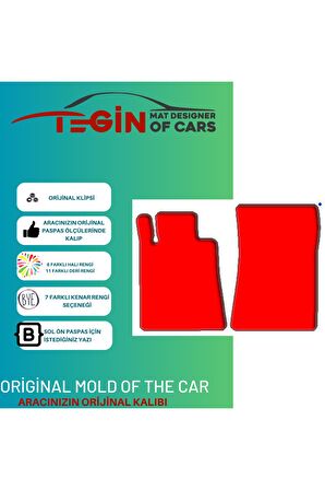 Mercedes Slk R172 2011 Ve Sonrası Prime Siyah Halı Bej Kenar Halı Paspas