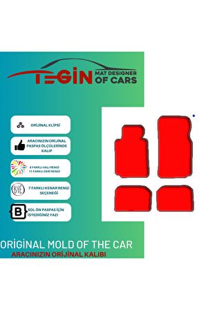 Bmw 7 Serisi E38 1994-2002 -long Prime Siyah Halı Bej Kenar Halı Paspas