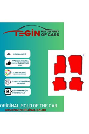 Land Rover Discovery 3 L319 2004-2009  Siyah Halı Bej Kenar Halı Paspas