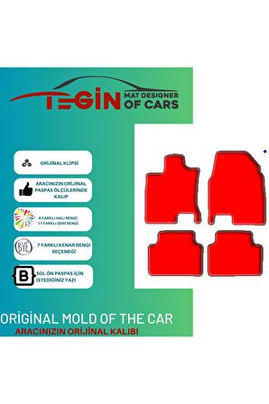 Nissan Qashqai 2 2014 Ve Sonrası Prime Siyah Halı Bej Kenar Halı Paspas