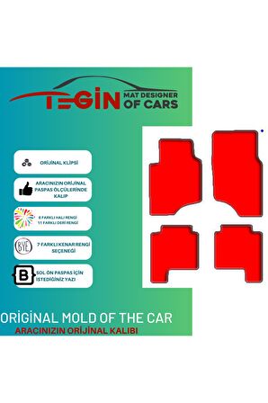 Mitsubishi Pajero V20 1991-1999 Prime Siyah Halı Bej Kenar Halı Paspas