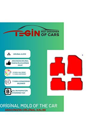 Kia Proceed Gt 2013 Ve Sonrası Prime Siyah Halı Bej Kenar Halı Paspas