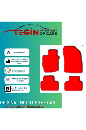 Mitsubishi Outlander 2007-2012 Prime Siyah Halı Bej Kenar Halı Paspas