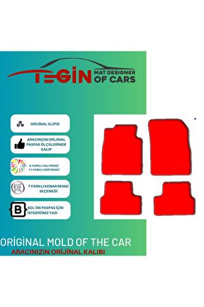 Opel Astra Gtc 2011 Ve Sonrası Prime Siyah Halı Bej Kenar Halı Paspas