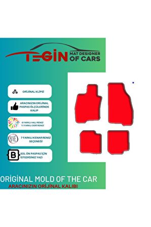 Alfa Romeo Gt 2004 Ve Sonrası Prime Siyah Halı Bej Kenar Halı Paspas