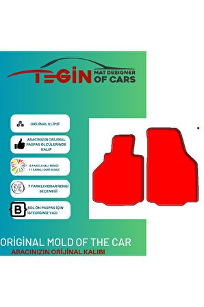 Porsche Boxster 986 1996-2004 Prime Siyah Halı Bej Kenar Halı Paspas