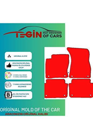 Audi A8 2010 Ve Sonrası Uzun Prime Siyah Halı Bej Kenar Halı Paspas