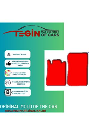 Chrysler Crossfire 2004-2008 Prime Siyah Halı Bej Kenar Halı Paspas