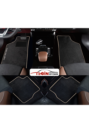 Hyundai Ix35 2009 Ve Sonrası Prime Siyah Halı Bej Kenar Halı Paspas