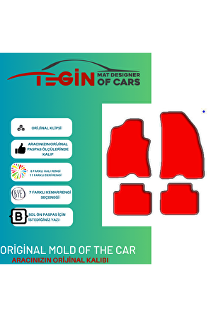 Opel Combo D 2012 Ve Sonrası Prime Siyah Halı Bej Kenar Halı Paspas