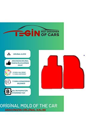 Porsche Cayman 981 2012-2016 Prime Siyah Halı Bej Kenar Halı Paspas