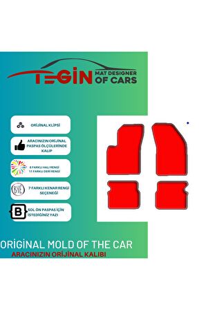 Chrysler Sebring 2007-2016 Prime Siyah Halı Bej Kenar Halı Paspas