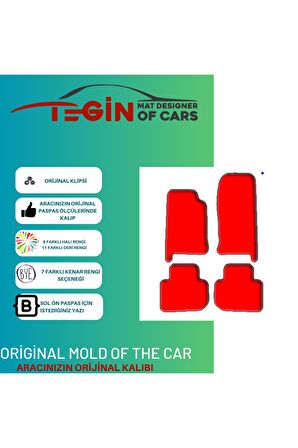 Jaguar Xj 6 X300 1994-1997 Prime Siyah Halı Bej Kenar Halı Paspas