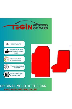 Opel Gt Roadster 2007-2009 Prime Siyah Halı Bej Kenar Halı Paspas