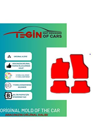 Seat Leon 5f 2014+ Coupe Prime Siyah Halı Bej Kenar Halı Paspas