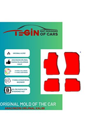 Subaru Outback 2005-2009 Prime Siyah Halı Bej Kenar Halı Paspas