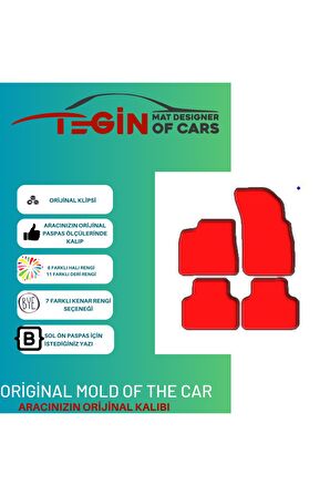 Audi Q7 2016 Ve Sonrası Prime Siyah Halı Bej Kenar Halı Paspas